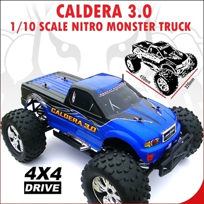 Picture of Caldera-3.0-blue Caldera 3.0 1/10 Scale Nitro Truck (2 Speed)