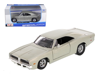 Picture of Maisto 31256 1969 Dodge Charger R/t Hemi Silver 1/25 Diecast Car Model