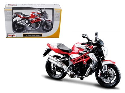 Picture of Maisto 11097/ 2012 Mv Agusta Brutale 1090 Rr Red/silver 1/12 Motorcycle