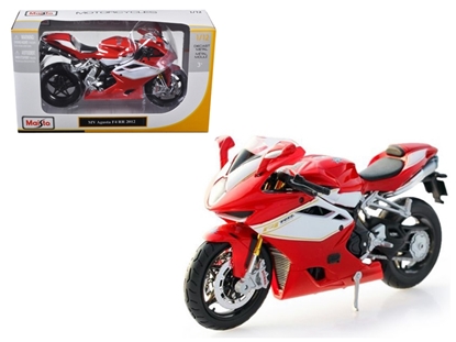 Picture of Maisto 11098 2012 Mv Agusta F4rr Red Bike 1/12 Motorcycle Model