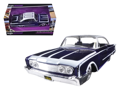 Picture of Maisto 31038 1960 Ford Starliner Purple "outlaws" 1/26 Diecast Model Car