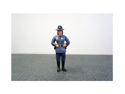 Picture of American Diorama 16109 State Trooper Sharon Figure For 1:18 Diecast Model Cars