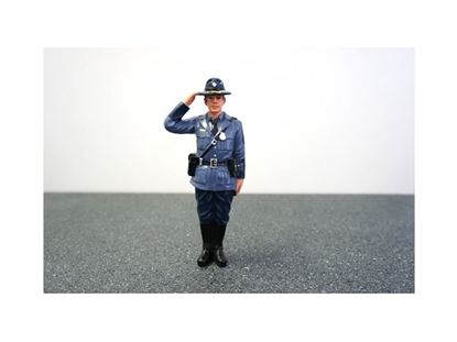Picture of American Diorama 16110 State Trooper Brian Figure For 1:18 Diecast Model Cars