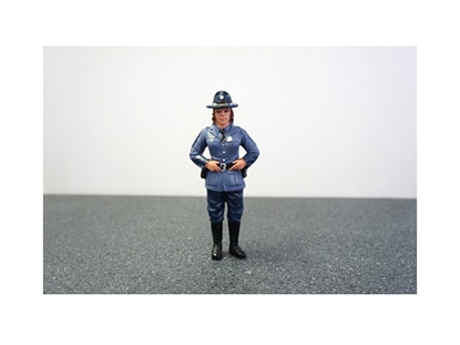 Picture of American Diorama 16162 State Trooper Sharon Figure For 1:24 Diecast Model Cars