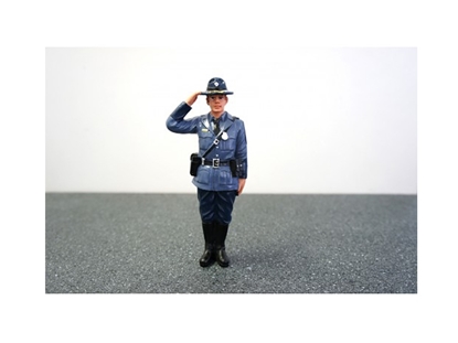 Picture of American Diorama 16163 State Trooper Brian Figure For 1:24 Diecast Model Cars