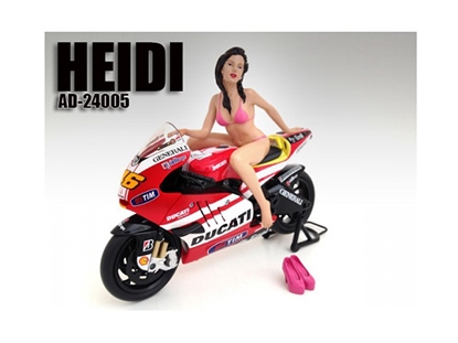 Picture of American Diorama 24005 Model Heidi Figure For 1:12 Scale Motorcycles