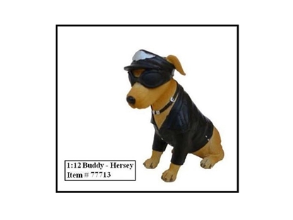 Picture of American Diorama 77713 Biker's Dog "buddy Hersey" Figure For 1:12 Models