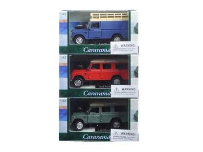 Picture of Cararama 25100 Land Rover 109 Series Iii 3pc Set Red,blue,green 1/43 Diecast Model Cars