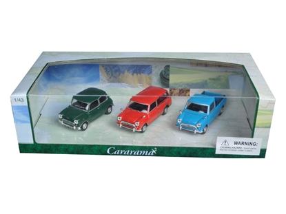 Picture of Cararama 35310 Mini Cooper 3pc Gift Set 1/43 Diecast Model Cars