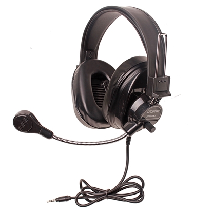 Picture of Califone International 3066bkt  Deluxe Stereo Headset With To Go