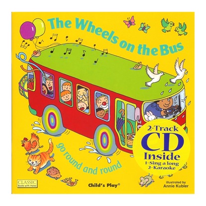 Picture of Childs Play Books 9781904550662  The Wheels On The Bus 8x8 Book With