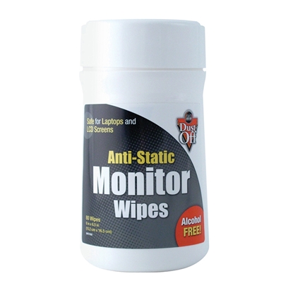 Picture of Falcon Safety Products, Inc Dsct  Anti Static Monitor Wipes 80 Ct