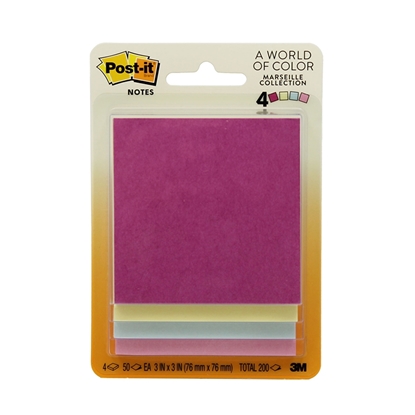 Picture of 3m Company 5401  Post-it Notes Marseille 4 Pads