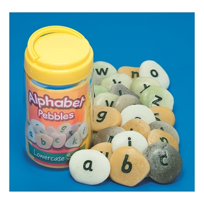 Picture of Lowercase Alphabet Pebbles
