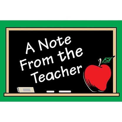 Picture of A Note From The Teacher 30pk