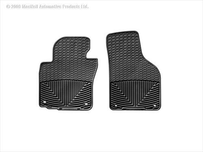 Picture of WeatherTech W53 WeatherTech All Weather Front Rubber Floor Mats (Black) - W53