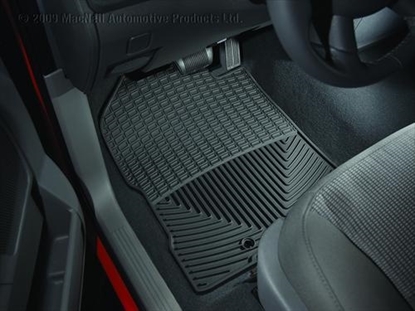 Picture of WeatherTech W54 WeatherTech All Weather Front Rubber Floor Mats (Black) - W54