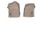 Picture of WeatherTech 456071 WeatherTech DigitalFit Front Floor Liners (Tan) - 456071