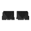 Picture of WeatherTech W322 WeatherTech All Weather Rear Rubber Floor Mats (Black) - W322