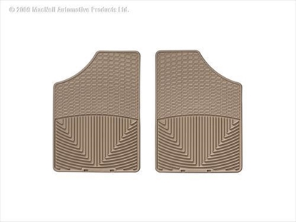 Picture of WeatherTech W4TN WeatherTech All Weather Front Rubber Floor Mats (Tan) - W4TN