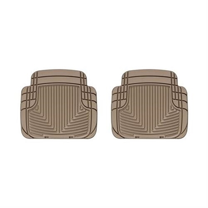 Picture of WeatherTech W50TN WeatherTech All Weather Rear Rubber Floor Mats (Tan) - W50TN