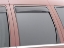 Picture of WeatherTech 81138 WeatherTech Side Window Deflector (Dark Tint) - 81138