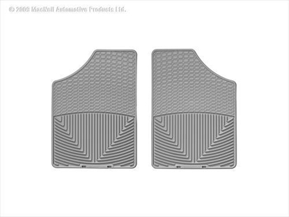 Picture of WeatherTech W4GR WeatherTech All Weather Front Rubber Floor Mats (Gray) - W4GR