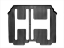 Picture of WeatherTech 441532 WeatherTech DigitalFit Rear Floor Liners (Black) - 441532