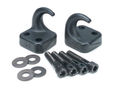 Picture of Smittybilt 7786 Smittybilt Front Tow Hooks (Black) - 7786