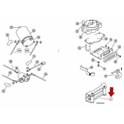 Picture of Warn 28929 Warn ATV Roller Fairlead - 28929