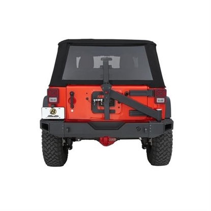 Picture of Bestop 44943-01 Bestop Highrock 4x4 Modular Rear Tire Carrier Assembly in Black - 44943-01
