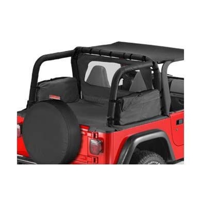 Picture of Bestop 54108-15 Bestop Saddle Bags in Black Denim - 54108-15