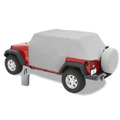 Picture of Bestop 81041-09 Bestop All Weather Full Door Coverage Trail Cover (Gray) - 81041-09