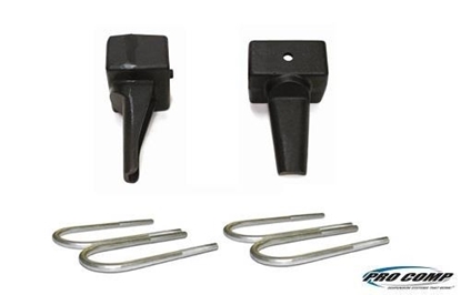 Picture of Pro Comp Suspension 22250 Pro Comp 2.5 Inch Rear Lift Block with U-Bolt Kit - 22250