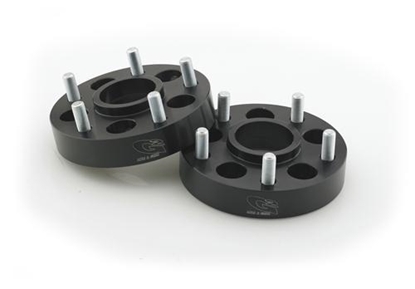 Picture of G2 Axle and Gear 93-65-125 G2 5x4.5 Inch Bolt Pattern with 1.25 Inch Offset Wheel Spacers (Black) - 93-65-125