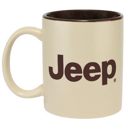 Picture of Jeep 10NE9 Jeep 11 oz Two Tone Mug (Desert Tan) - 10NE9