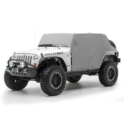 Picture of Smittybilt 1069 Smittybilt Water-Resistant Cab Cover with Door Flaps (Gray) - 1069