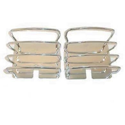 Picture of Smittybilt 8460 Smittybilt Tail Light Euroguards, Stainless - 8460