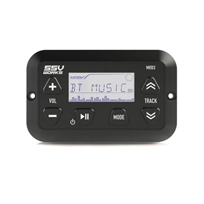 Picture of SSV Works MRB3 SSV Works Panel Mount Bluetooth Media Controller with LCD Display - MRB3