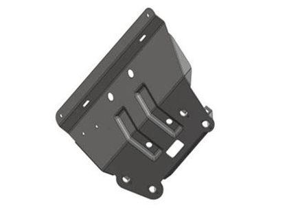 Picture of ARB 4x4 Accessories 5421100 ARB Under Vehicle Protection Skid Plate (Gray Powdercoat) - 5421100