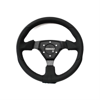 Picture of Assault Industries 100005SW0102 Assault Industries Tomahawk Steering Wheel - Blue Stitching - 100005SW0102