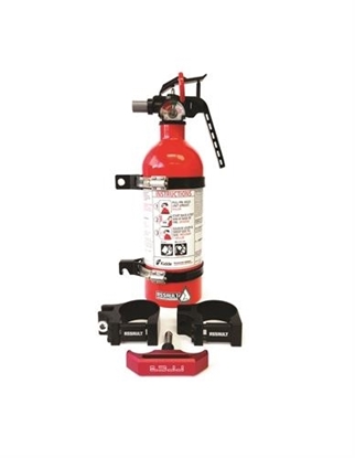 Picture of Assault Industries 101005FE01212 Assault Industries Fire Extinguisher Mount Kit/ 1.75 Inch - Black/Red - 101005FE01212