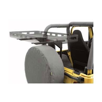 Picture of Bestop 41411-01 Bestop HighRock 4x4 Tailgate Rack Bracket System in Black - 41411-01