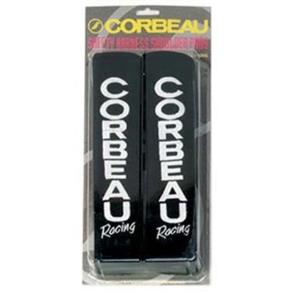 Picture of Corbeau 50501 Corbeau 3 Inch Harness Belt Pads (Black) - 50501