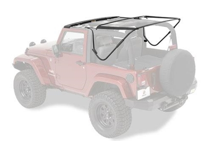 Picture of Bestop 55000-01 Bestop Replacement Soft Top Hardware in Black - 55000-01