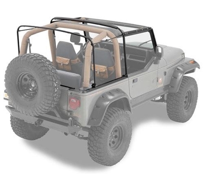 Picture of Bestop 55004-01 Bestop Replacement Soft Top Hardware in Black - 55004-01