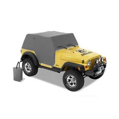Picture of Bestop 81037-09 Bestop All Weather Full Door Coverage Trail Cover (Gray) - 81037-09