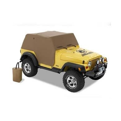 Picture of Bestop 81037-37 Bestop All Weather Full Door Coverage Trail Cover (Spice) - 81037-37