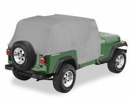 Picture of Bestop 81036-09 Bestop All Weather Full Door Coverage Trail Cover (Gray) - 81036-09