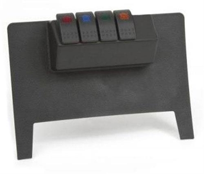 Picture of Daystar KJ71038BK Daystar Switch Panel with 4 Switches (Black) - KJ71038BK